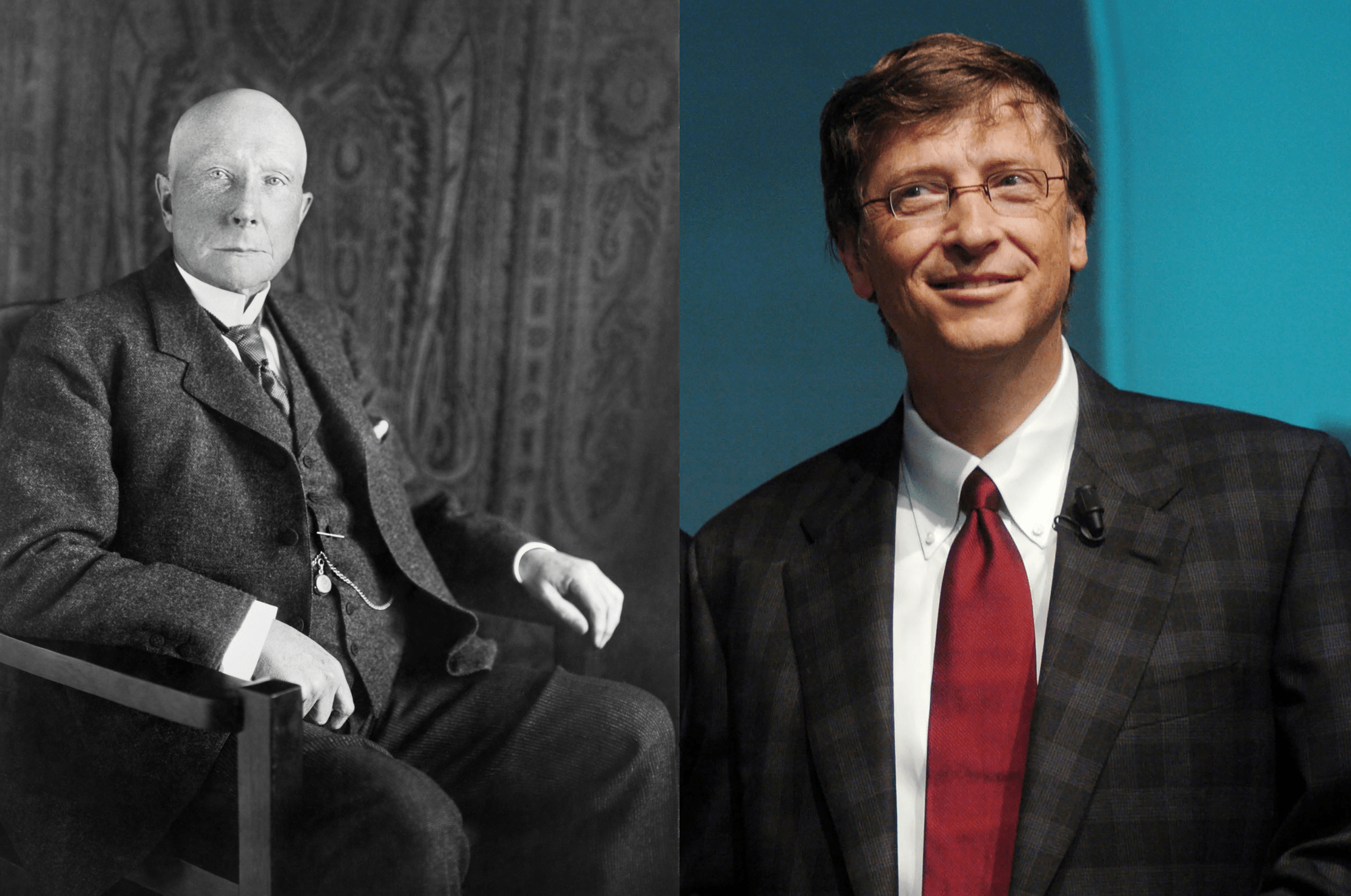 John D. Rockefeller e Bill Gates