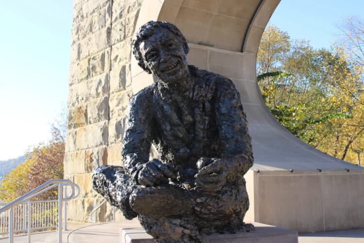 Mister Rogers statue - Pittsburgh, Pennsylvania, November 8, 2020