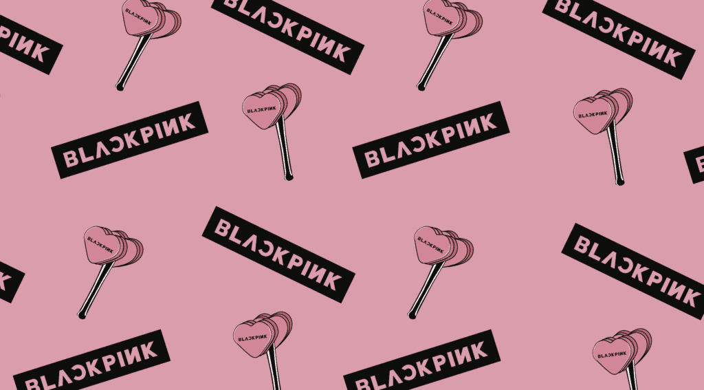 Blackpink лайтстик рисунок