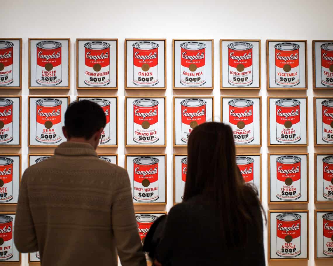 Why Did Andy Warhol Paint Soup Cans   Campbells Soup Cans By Andy Warhol MoMA Luke W. Choi 1140x912 