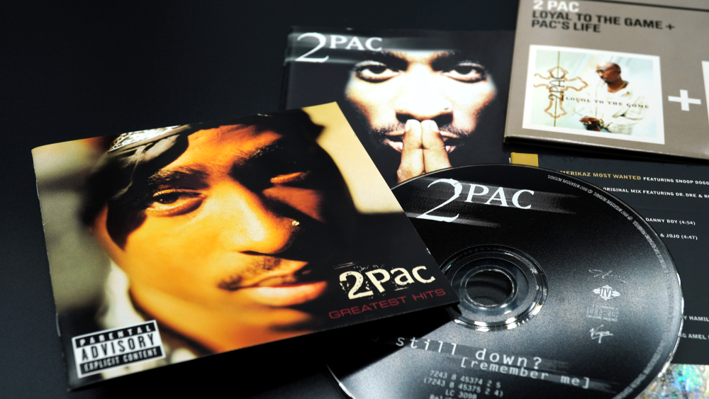 Tupac Shakur CDs | Kraft74 / Shutterstock.com